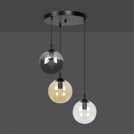 Cluster Pendant Lamp Sagan Mix (3 lights)