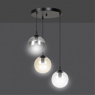 Cluster Pendant Lamp Sagan Mix (3 lights)