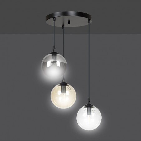 Cluster Pendant Lamp Sagan Mix (3 lights)