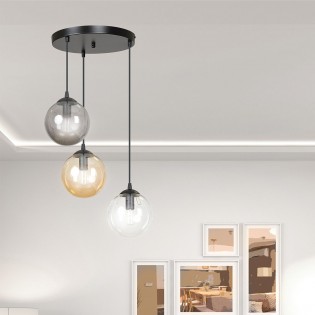 Cluster Pendant Lamp Sagan Mix (3 lights)
