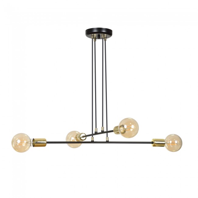 Ceiling Lamp Sives Black (4 lights)