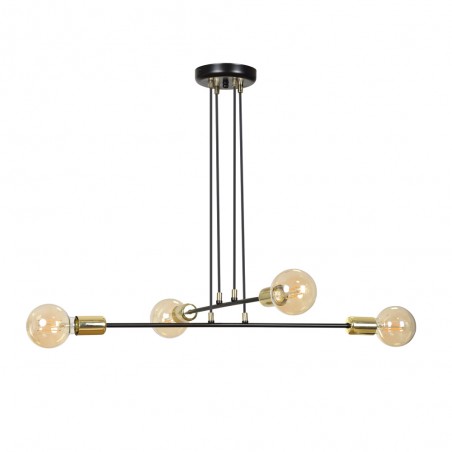Ceiling Lamp Sives Black (4 lights)
