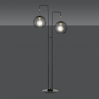 Floor Lamp Balora Black (2 lights)