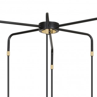 Pendant Lamp Balora Black (6 lights)