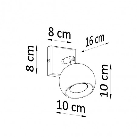 Wall lamp Oculare
