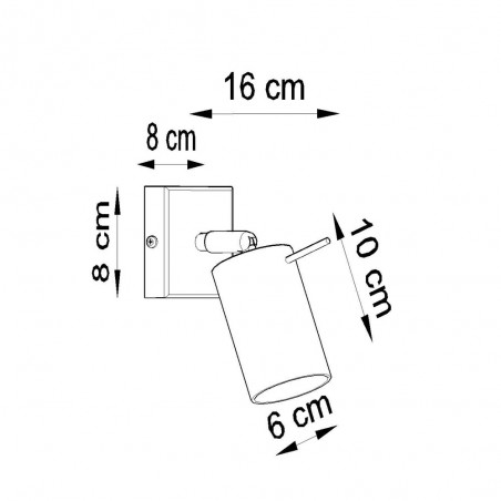 Wall lamp Ring III