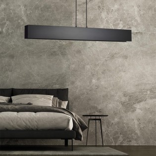 Lámpara de techo Tarlen Negro (4 luces)