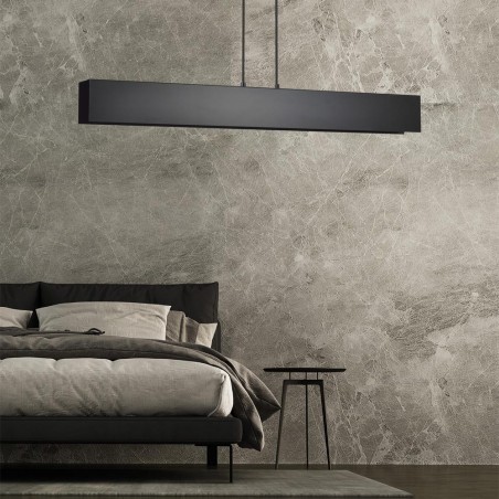 Lámpara de techo Tarlen Negro (4 luces)