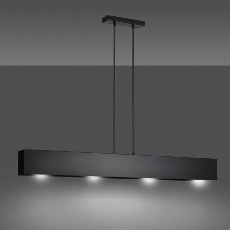 Ceiling Lamp Tarlen Black (4 lights)