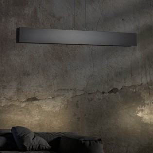 Lámpara de techo Tarlen Negro (4 luces)