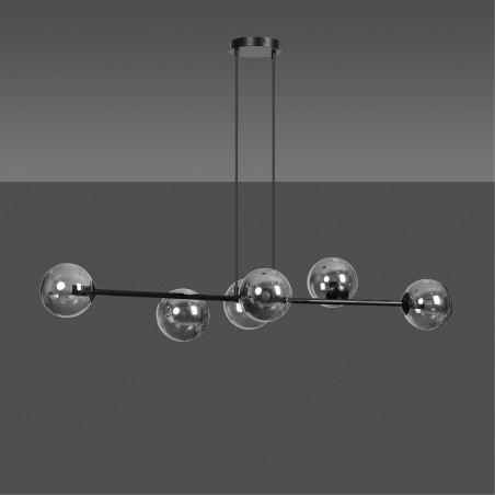 Ceiling Lamp Palma Graphite (6 lights)