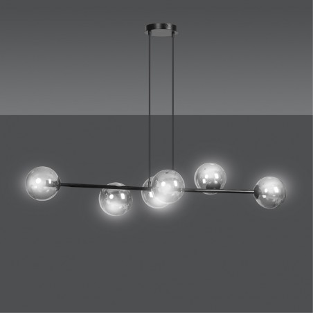 Ceiling Lamp Palma Graphite (6 lights)