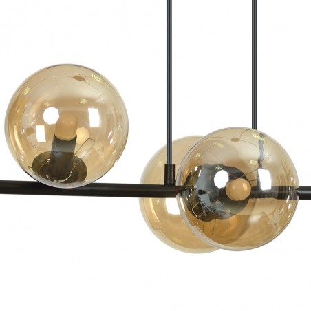 Ceiling Lamp Palma Amber (6 lights)