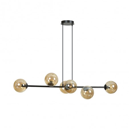 Ceiling Lamp Palma Amber (6 lights)