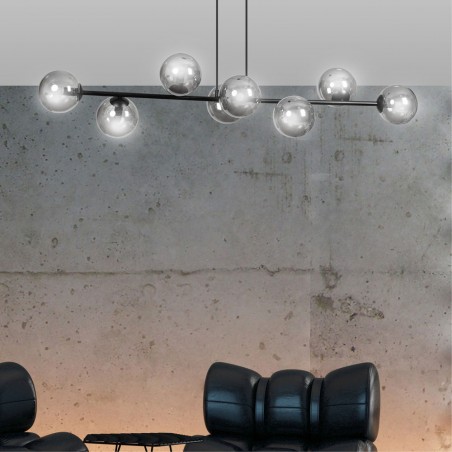 Ceiling Lamp Palma Graphite (8 lights)