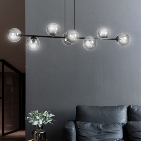 Ceiling Lamp Palma Graphite (8 lights)