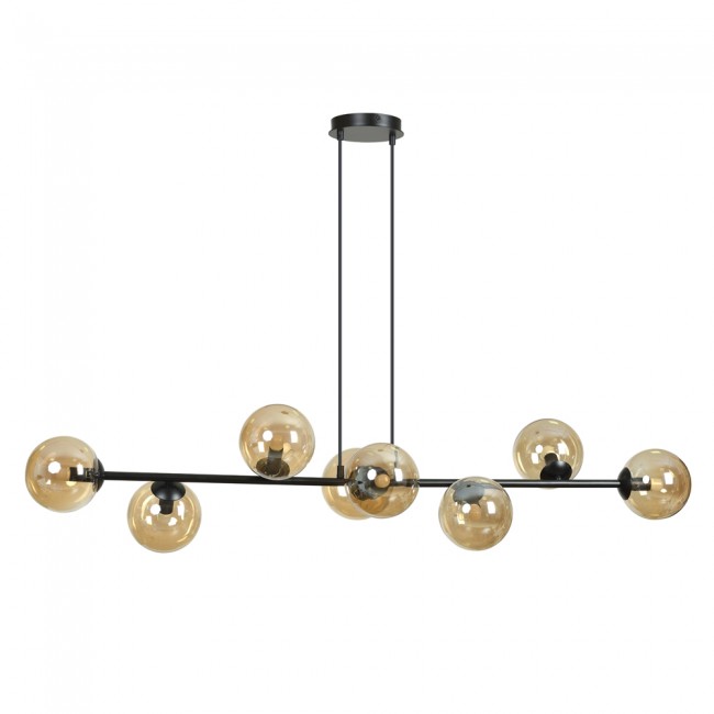 Ceiling Lamp Palma Amber (8 lights)