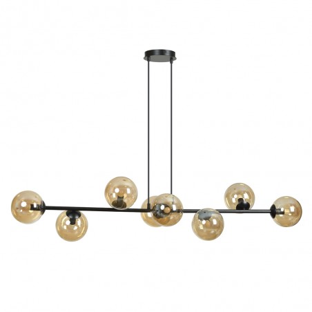 Ceiling Lamp Palma Amber (8 lights)