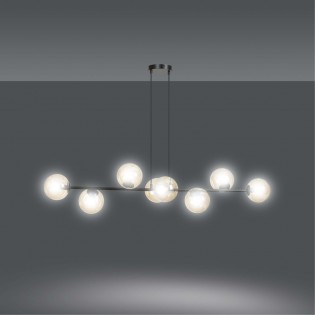 Ceiling Lamp Palma Amber (8 lights)