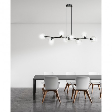 Ceiling Lamp Palma Transparent (8 lights)