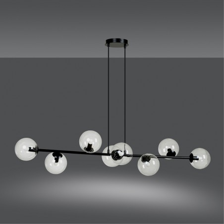 Ceiling Lamp Palma Transparent (8 lights)