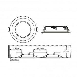 LED Downlight Clyde (9W)