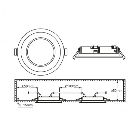 LED Downlight Clyde (9W)