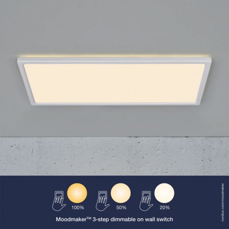 Bathroom's LED Ceiling Flush Light Harlow Step (22W)