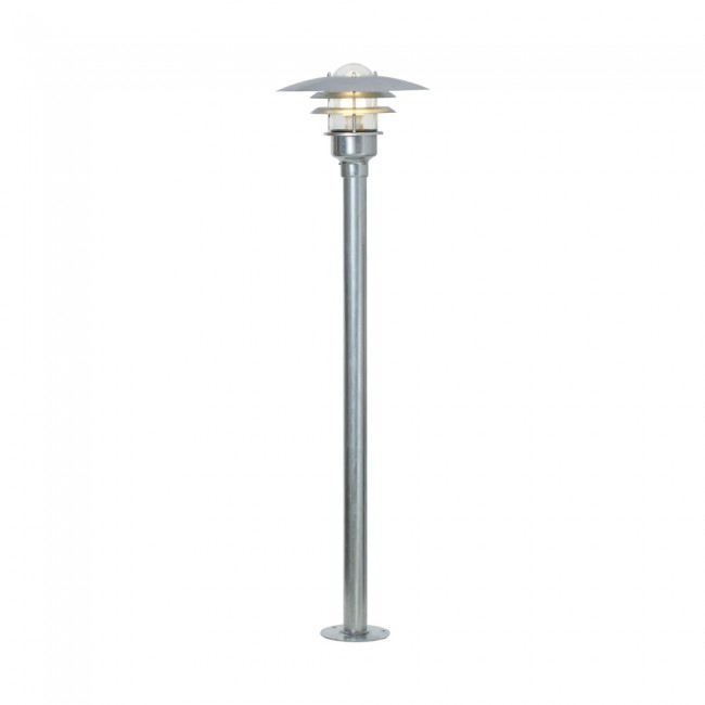Outdoor Galvanized Bollard Lamp Lonstrup