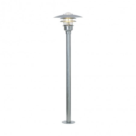 Outdoor Galvanized Bollard Lamp Lonstrup