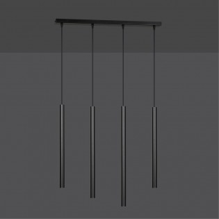 Ceiling Track Lamp Tizo Black (4 lights)
