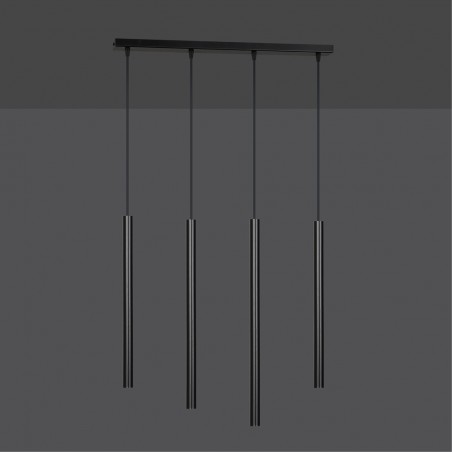 Ceiling Track Lamp Tizo Black (4 lights)