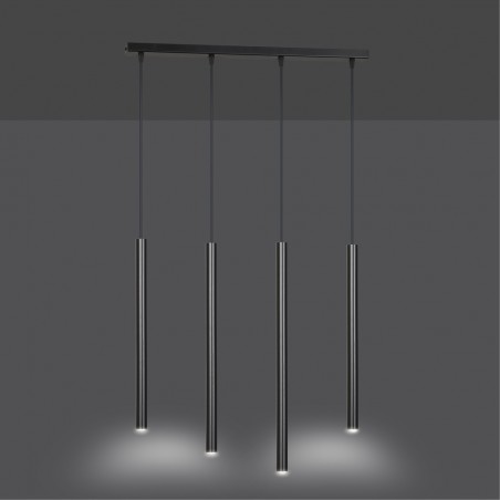 Ceiling Track Lamp Tizo Black (4 lights)