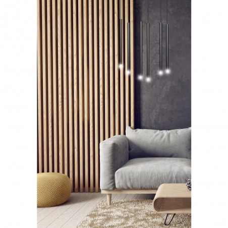 Ceiling Track Lamp Tizo Black (6 lights)