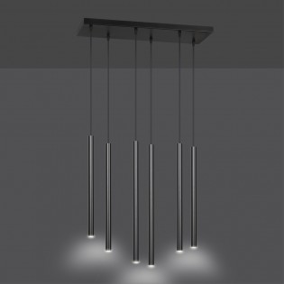 Ceiling Track Lamp Tizo Black (6 lights)