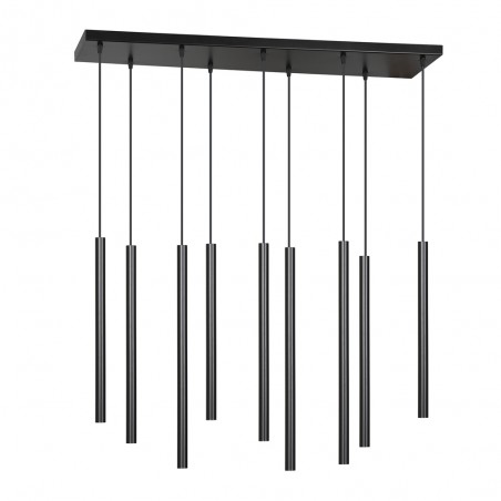 Ceiling Track Lamp Tizo Black (9 lights)