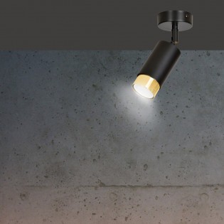 Adjustable Ceiling Spotlight Mura Black/Gold