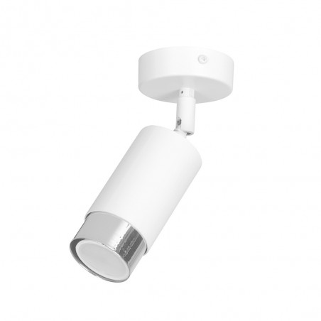 Adjustable Ceiling Spotlight Mura White/Chrome