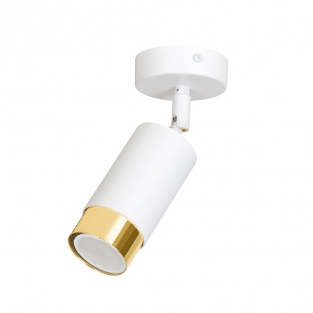 Adjustable Ceiling Spotlight Mura White/Gold