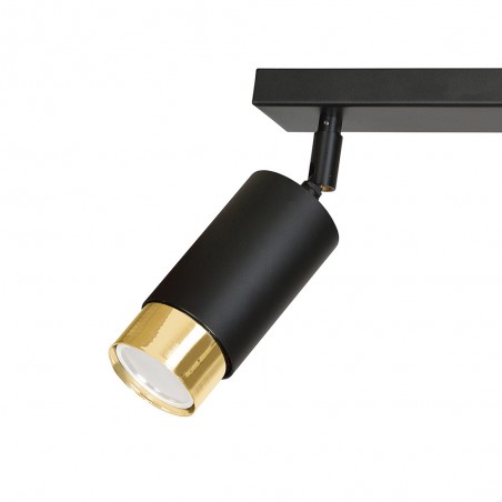 Spotlight Track Lamp Mura Black/Gold (3 lights)