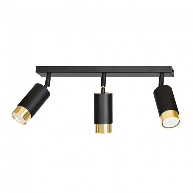 Spotlight Track Lamp Mura Black/Gold (3 lights)