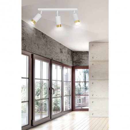 Spotlight Track Lamp Mura White/Gold (3 lights)