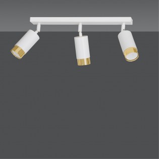 Spotlight Track Lamp Mura White/Gold (3 lights)