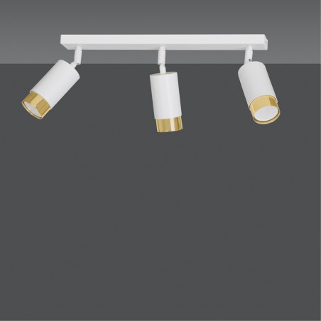 Spotlight Track Lamp Mura White/Gold (3 lights)