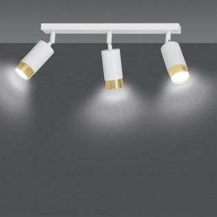 Spotlight Track Lamp Mura White/Gold (3 lights)