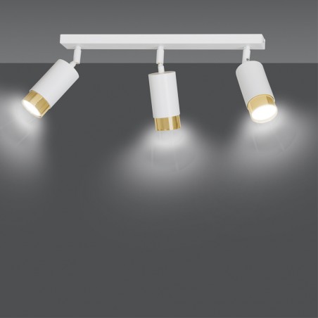 Spotlight Track Lamp Mura White/Gold (3 lights)