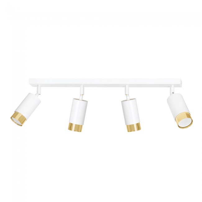 Spotlight Track Lamp Mura White/Gold (4 lights)