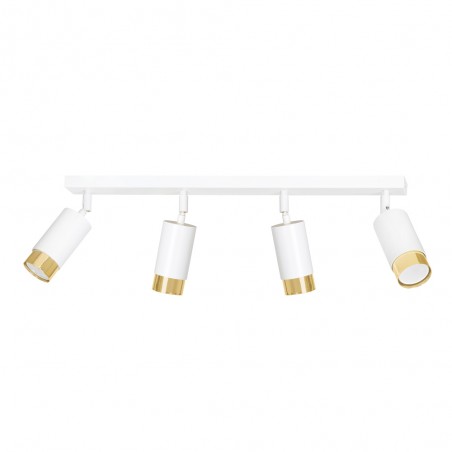 Spotlight Track Lamp Mura White/Gold (4 lights)