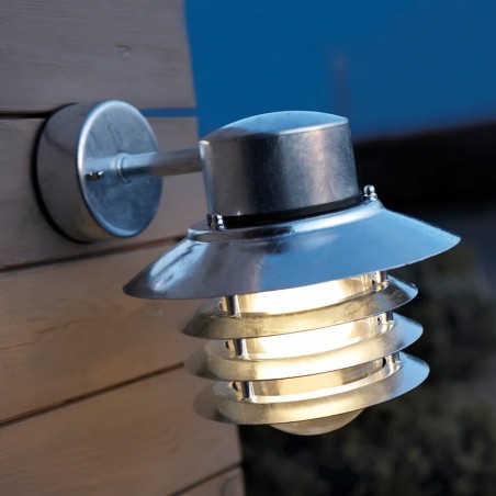 Outdoor Wall Lamp Vejers Down Galvanized