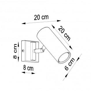 Wall lamp Direzione